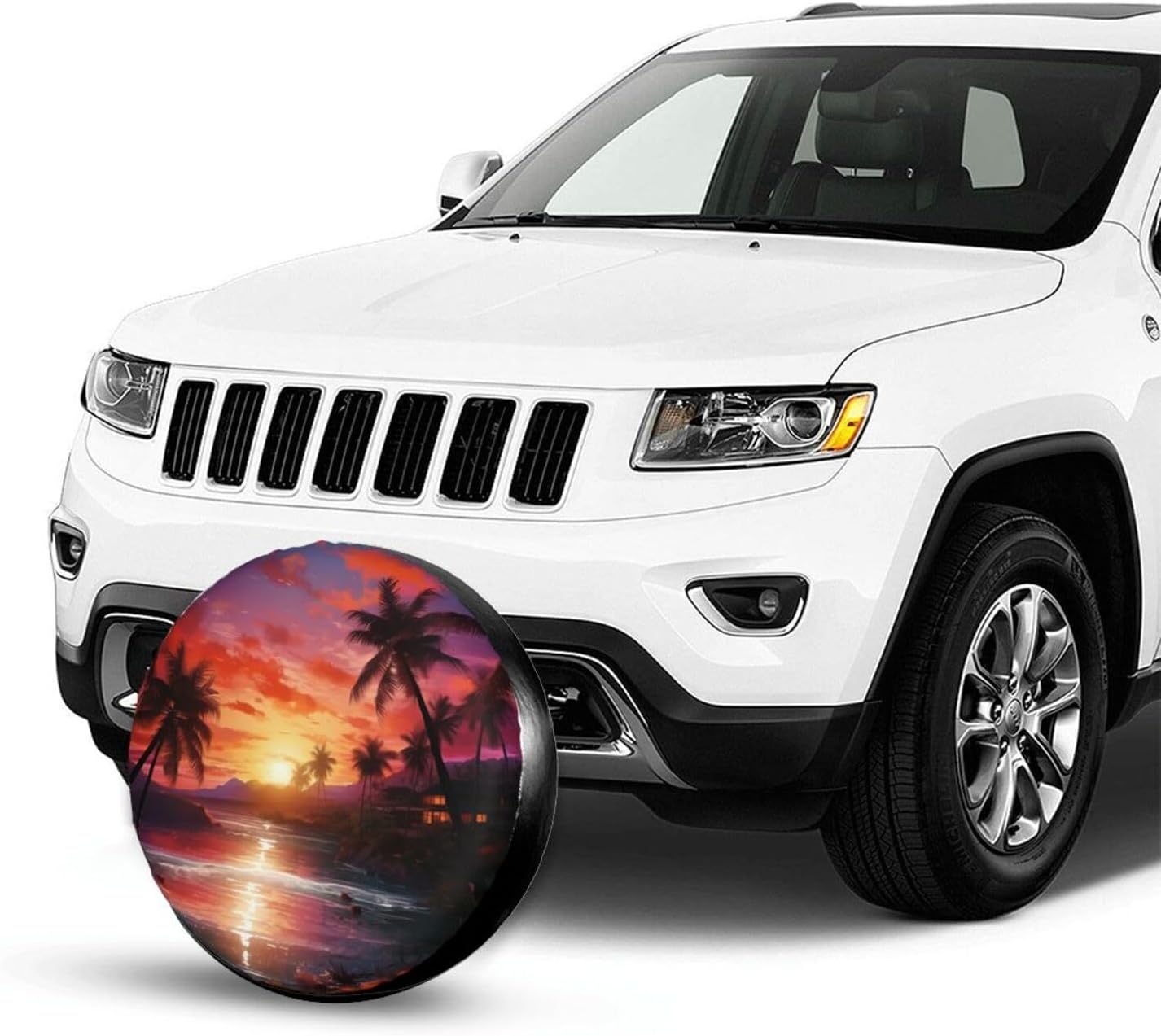 Spare Tire Cover 15 Inch Dust-Proof Sun Protection Wheel Protectors image 2