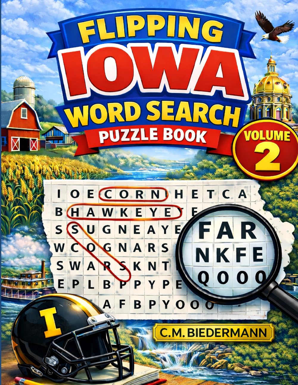 FLIPPING IOWA: WORD SEARCH PUZZLE BOOK VOLUME 2
