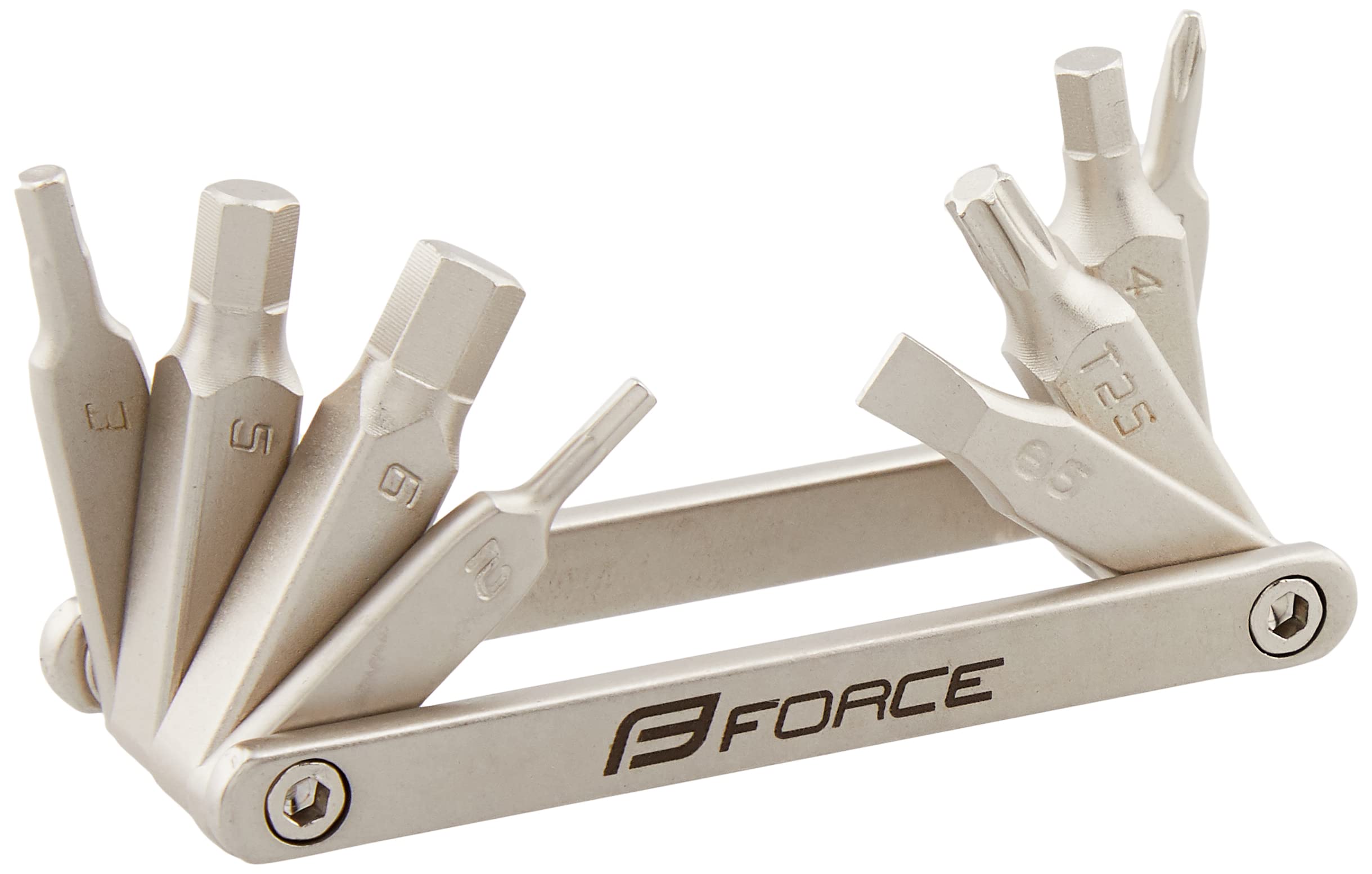 Amazon | FORCE(フォース) 自転車用 ツールセット MINI 8機能 シルバー