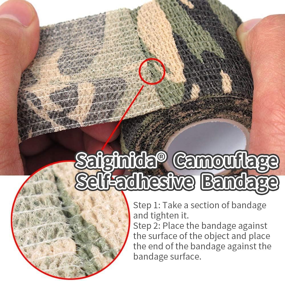 Detailný pohľad na maskovaciu pásku