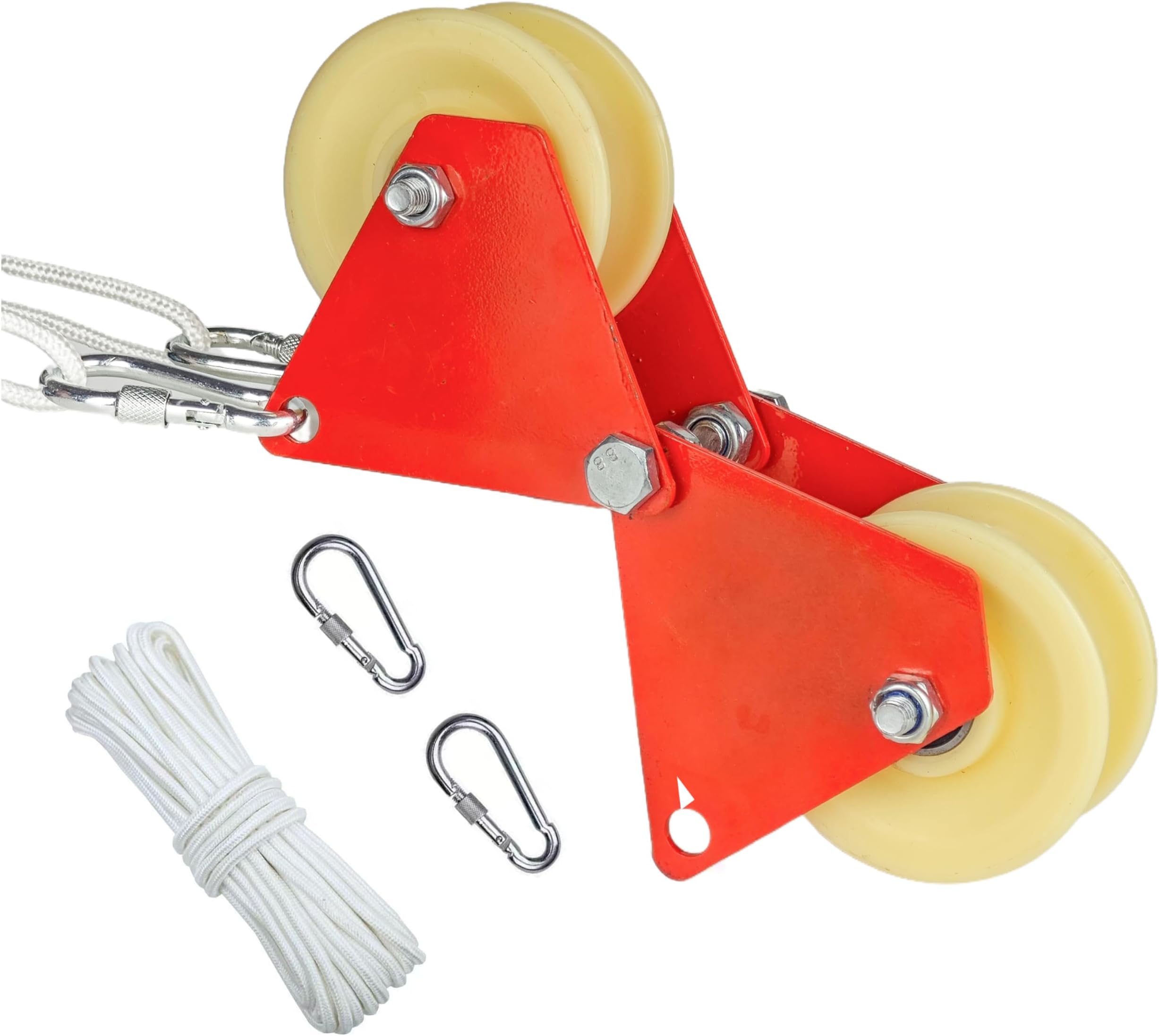90 Degree Adjustable Corner Edge Protector | L Size(120 * 80mm), Lifting Pulley System Around Corner, Rope Block and Tackle Pulley System for Lifting Heavy Objects