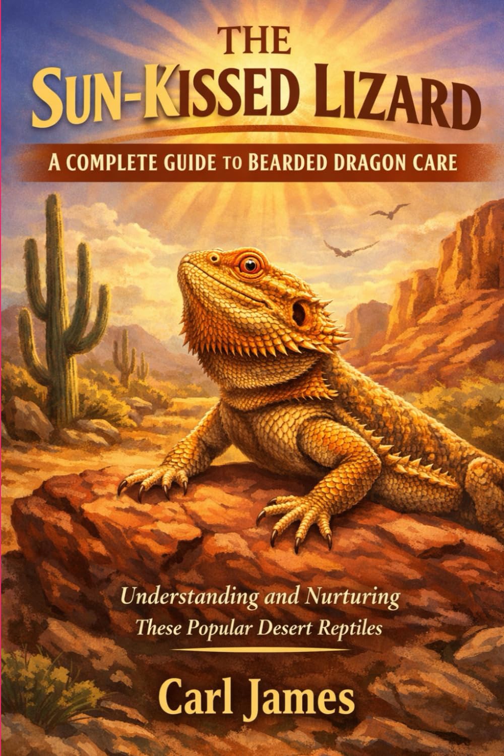 THE SUN-KISSED LIZARD: A COMPLETE GUIDE TO BEARDED DRAGON CARE: Understanding and Nurturing These Popular Desert Reptiles