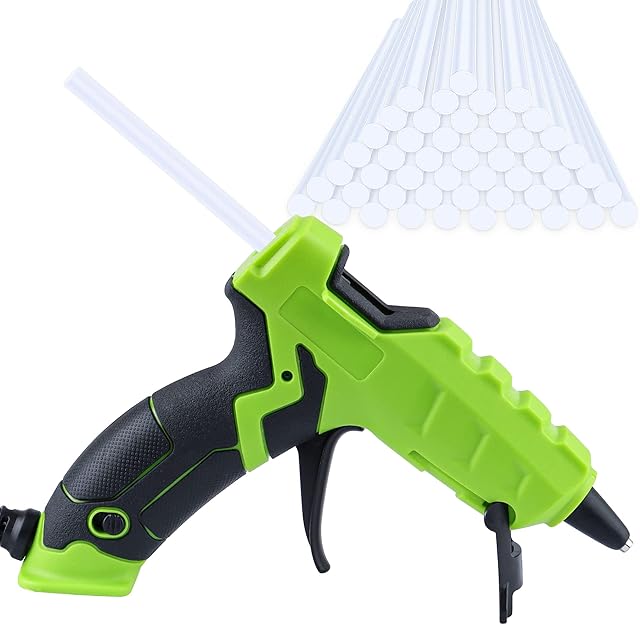 Hot Glue Gun for Crafts,Mini Glue Gun with 50pcs Sticks,UK Plug Low Heat Glue Gun or DIY Arts Craft and Home Quick Repairs