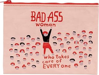 Blue Q Bolsa con cremallera, hecha de 95% mat...