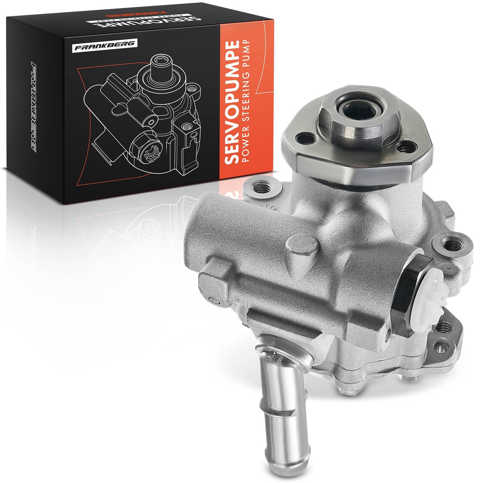 Frankberg Servopumpe Hydraulikpumpe Lenkung Kompatibel mit A3 8L1 1.6L 1.8L 1996-2003 Golf II 19E 1G1 1.0L-2.0L 1983-1992 Polo 6N1 6N2 1.4L-1.9L 1994-2001 Replace# 1J0422152G