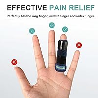 Vista 3 de Férula de dedo gatillo, soporte de dedo de mazo para índice, medio, dedo anular, liberación de tendón y alivio del dolor