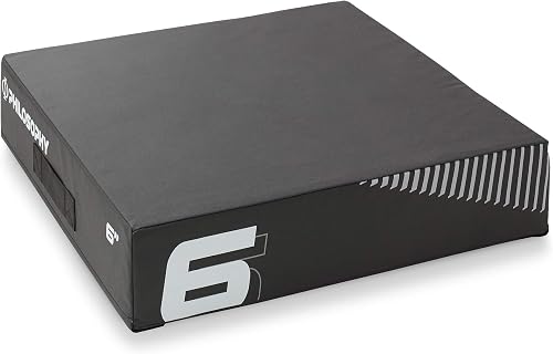 Philosophy Gym Soft Foam Plyo Box, Stackable Plyometric Jump Box for Home Gym, HIIT, Jumps, Step-Ups, Agility and Strength Tr