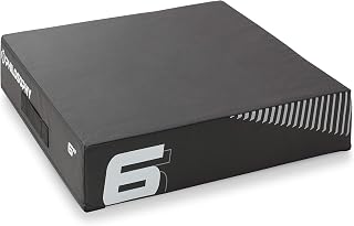 Philosophy Gym Soft Foam Plyo Box, Stackable Plyometric Jump Box for Home Gym, HIIT, Jumps, Step-Ups, Agility and Strength Training