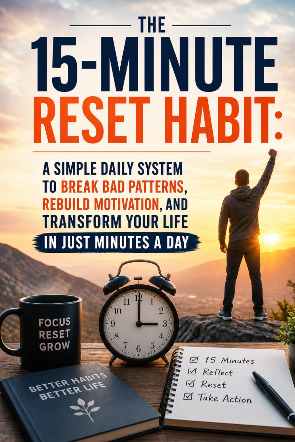 The 15-Minute Reset Habit: A Simple Daily System to Break Bad Patterns, Rebuild Motivation, and Transform Your Life in Just Minutes a Day