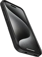 Vista 3 de OtterBox Funda para iPhone 15 Pro (Only) Commuter Series, negra, delgada y resistente, apta para bolsillo, con protección de puerto
