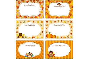 Exquisite Thanksgiving Self-Adhesive Name Tags