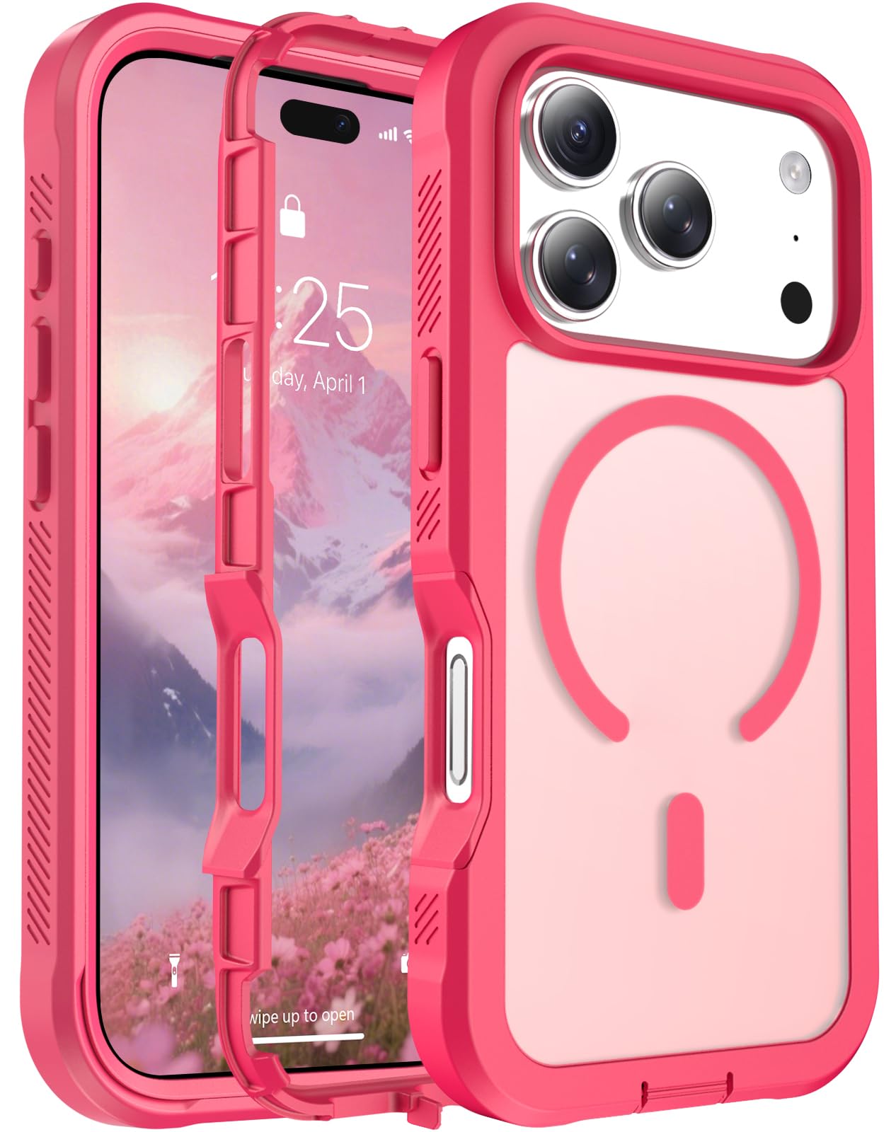 jaroco Magnetic for iPhone 18 Pro Case/iPhone 17 Pro Case Rose