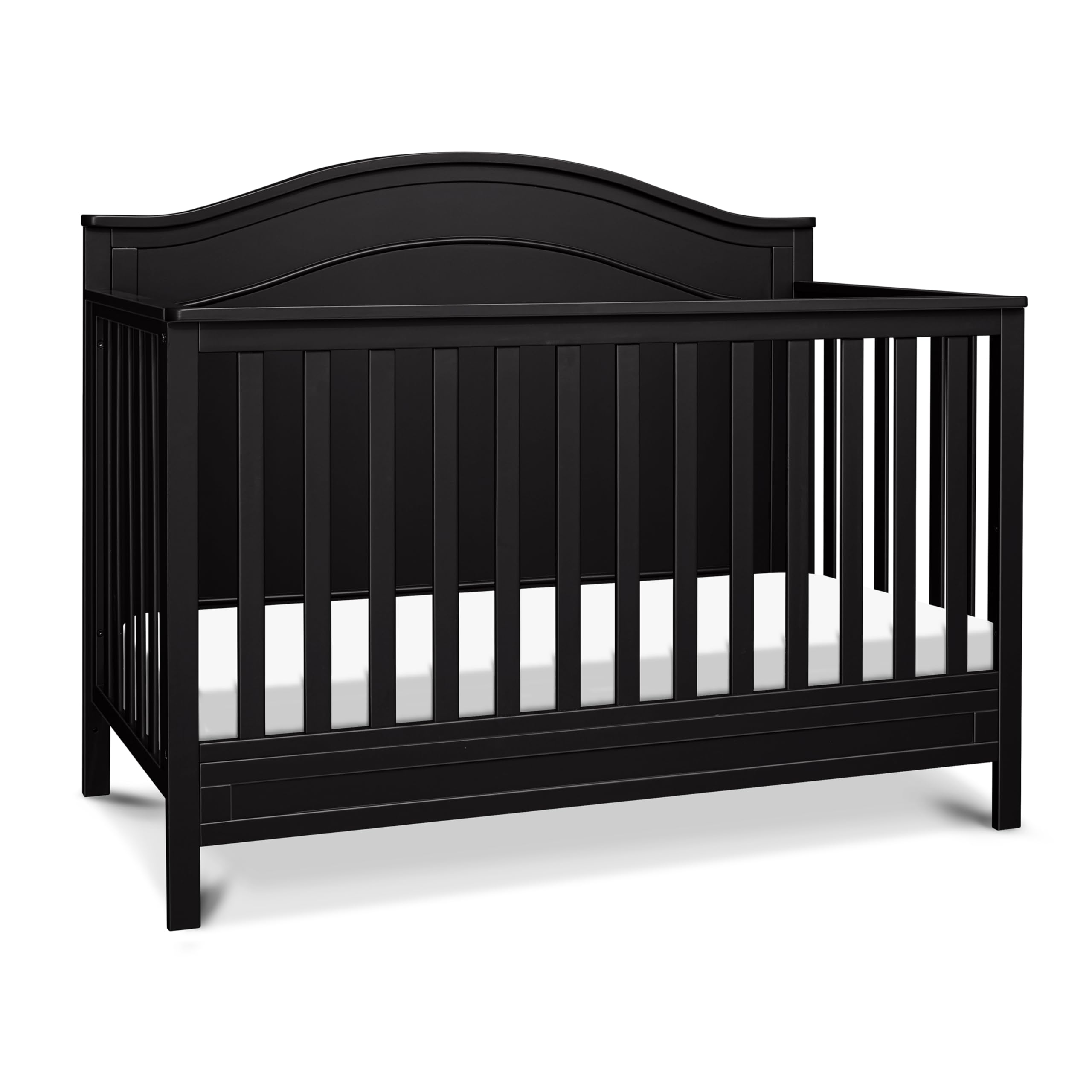 Davinci Charlie 4-in-1 Convertible Crib, GREENGUARD Certified, Ebony