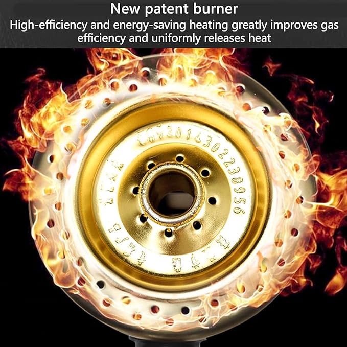 Estufa de Gas Comercial Doble Quemador 8L Acero Inoxidable miniatura 4