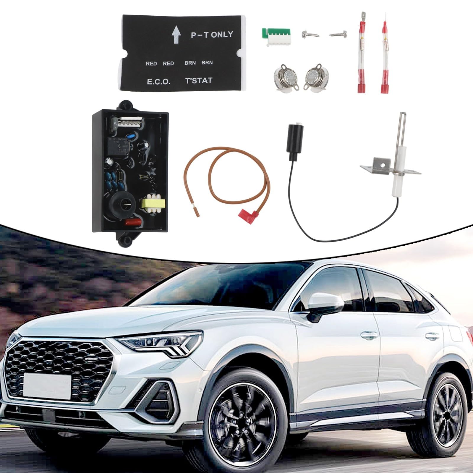 Kit di manutenzione 3 in 1 per scaldabagno per camper, include scheda di controllo TCO ECO e accenditore per Atwood 91365 91447 93868 G6A 2E/3E/4E/6E/7E/8E