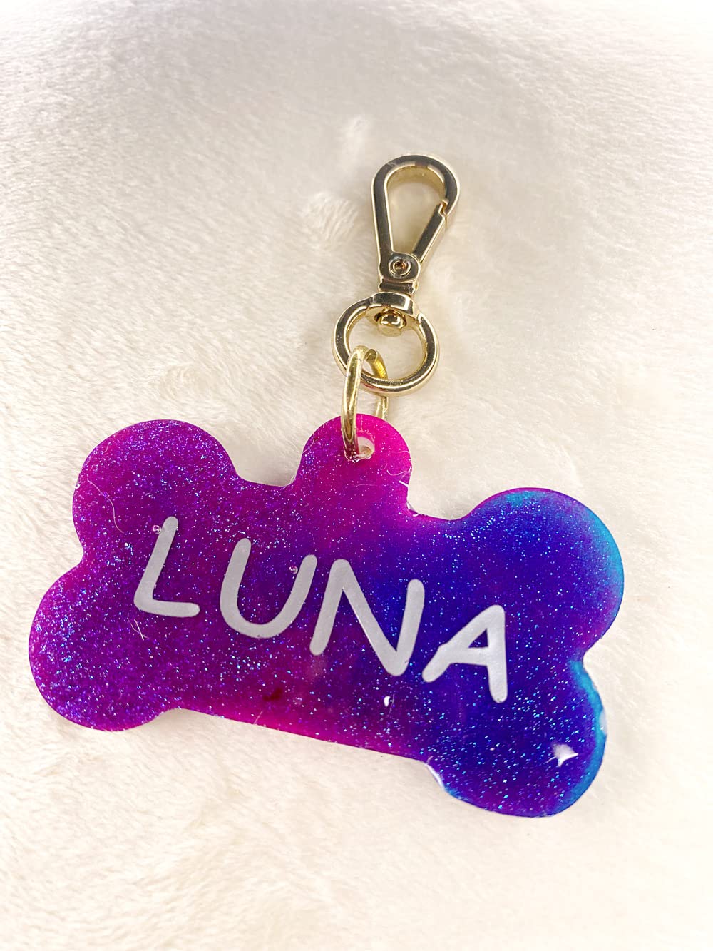 Personalized Dog Name tag / Glittery Galaxy Dog Name tag / pet ID / Resin tag (B09LDBWQDV) Amazon Price History, Amazon Price Tracker