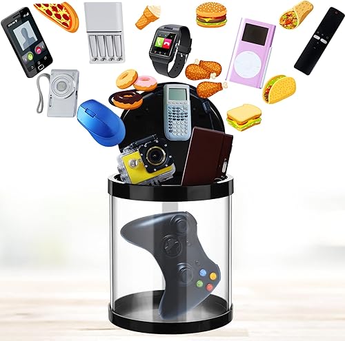 Miniatura 6 de Qualirey Caja de bloqueo cronometrada multiusos, contenedor de bloqueo de tiempo de plástico, autocontrol, control de cárcel, aperitivos, juego de