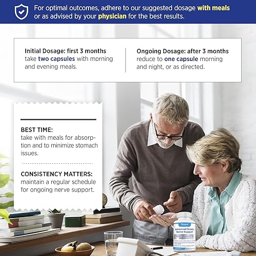 Miniatura 8 de Alivio avanzado del apoyo del nervio ciático vitamina de palma alfa, ácido alfa lipoico, benfotiamina - suplementos de ciática 12 en 1 - 120