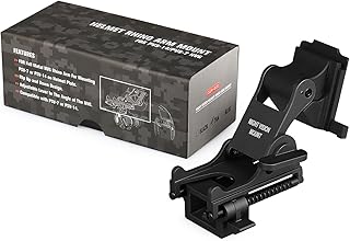 Mental Night Vision Goggle Rhino Arm Helmet Mount Adapter Adjustable Lever for Hunting Night Vision PVS14 - YSS