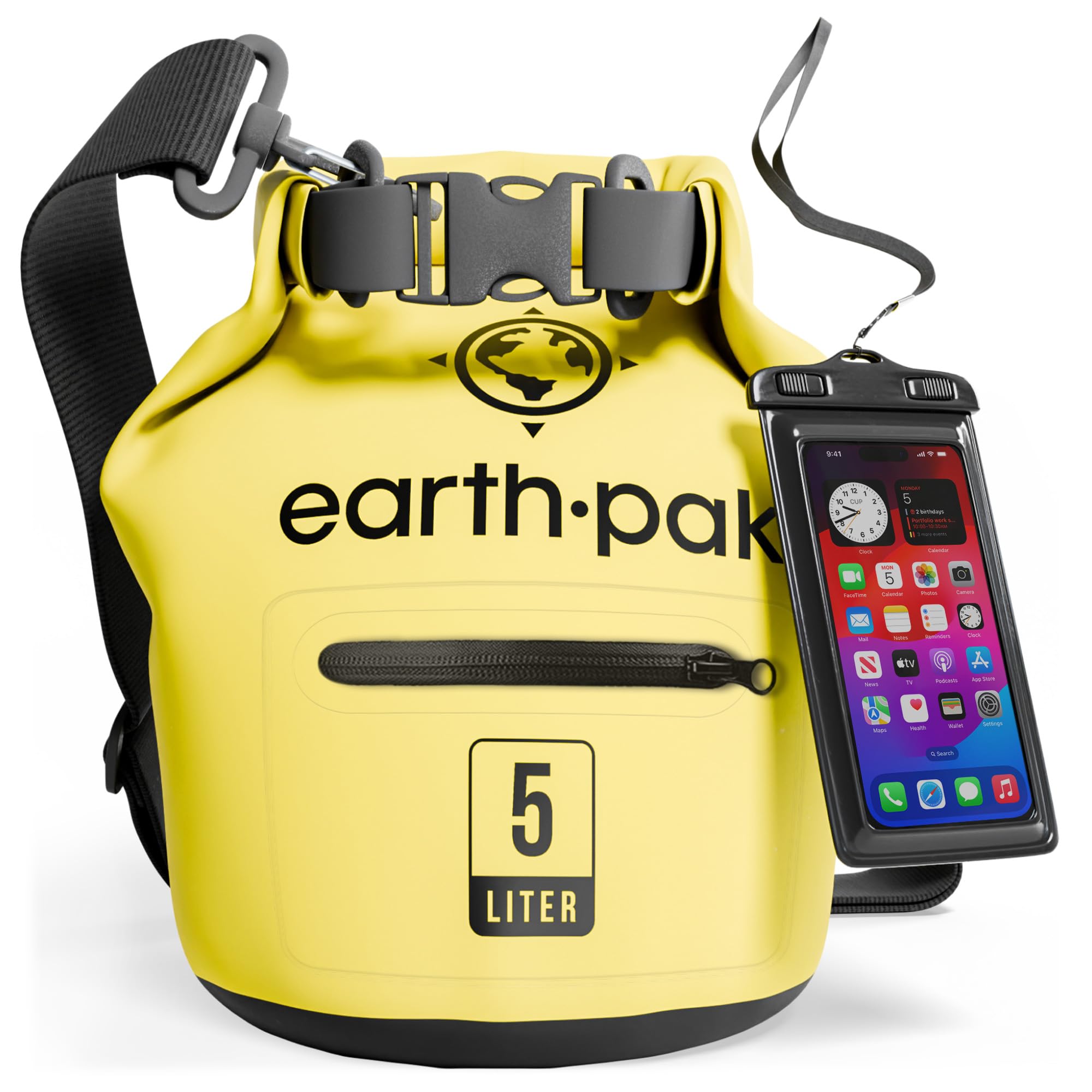 Amazon.co.jp: Earth Pak 防水ドライバッグ ファスナー付き