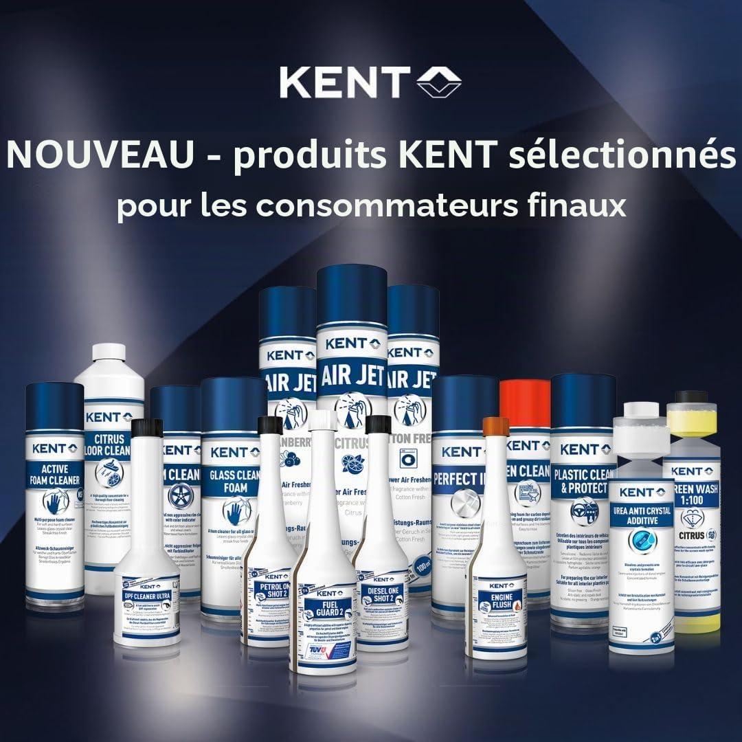 KENT Fuel Guard 2 – Additiv, essence et diesel, nettoyage du système – Nettoie le système de carburant, lubrifie et protège – Flacon de 250 ml