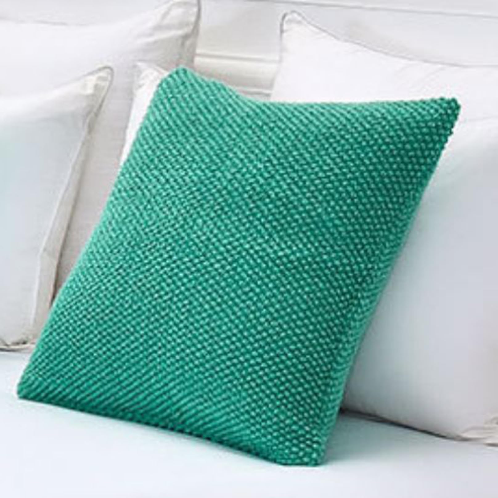 LEEMQCYA 1 Pack Blue Green Cushion Covers 18x18 inch Square Throw Pillowcase Home Decorative