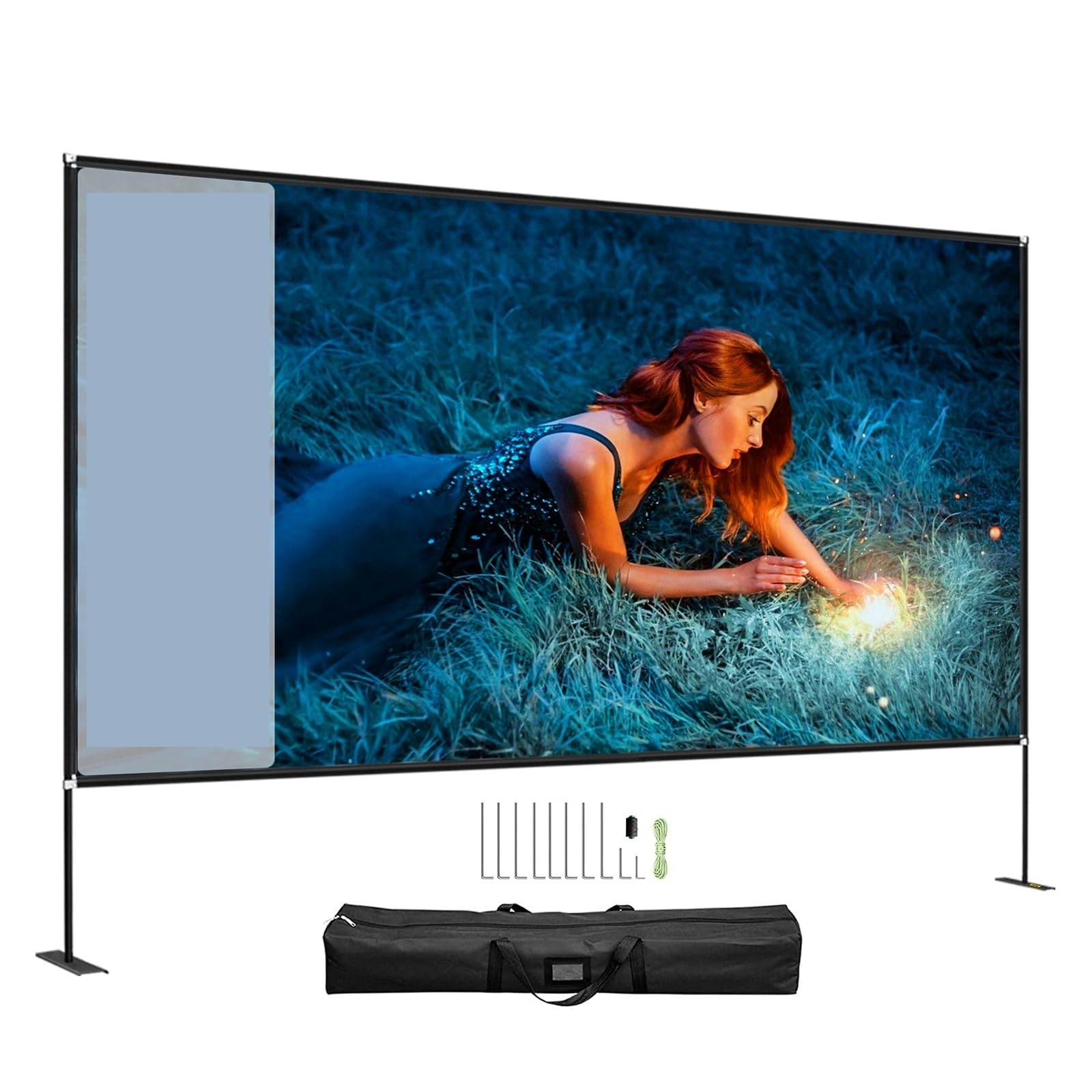 Pantalla De Proyector 180 Pulgadas con Soporte