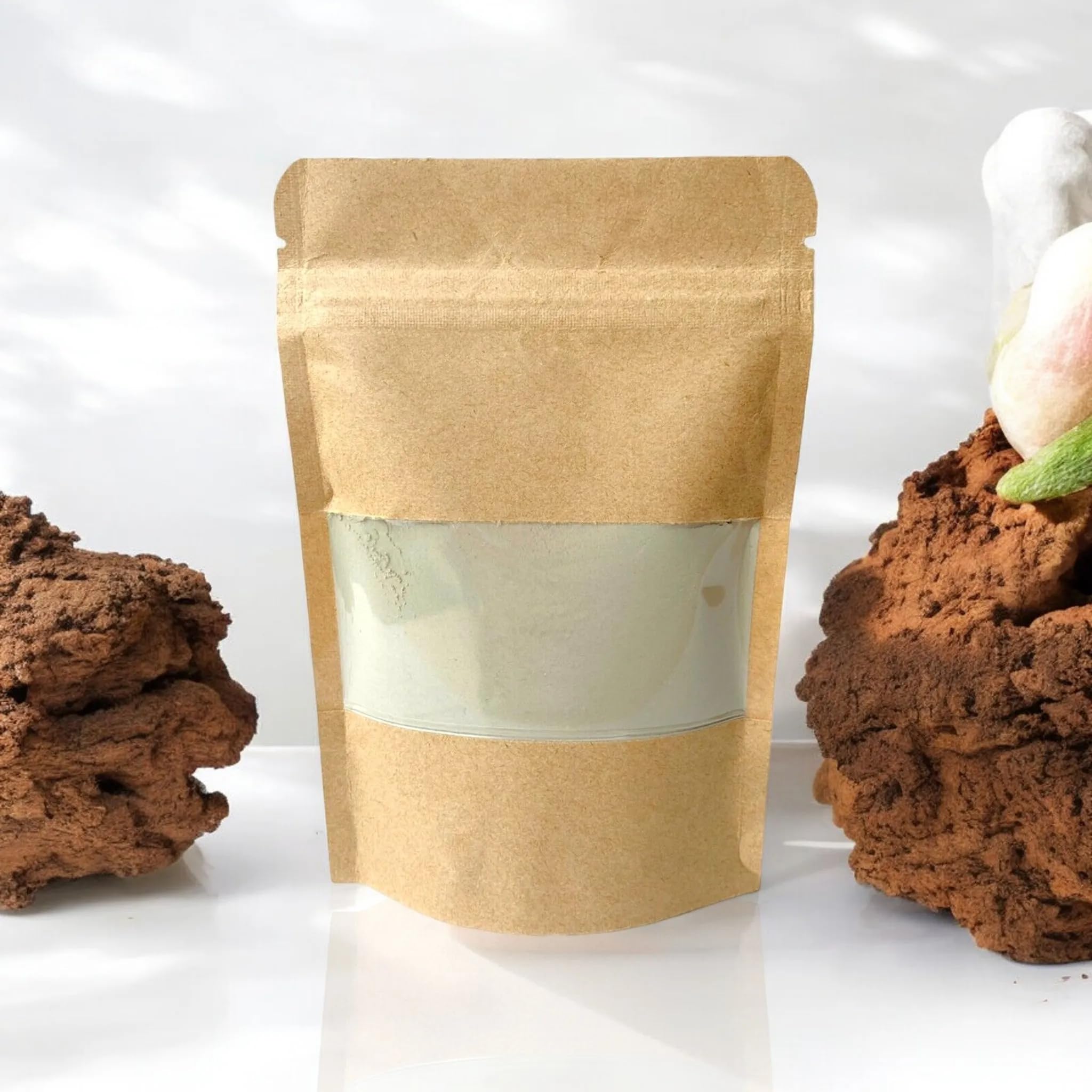 Rhassoul Powder- Moroccan Lava Clay-Natural Mask for Face- Body- Hair 200g-100% Pure and Natural