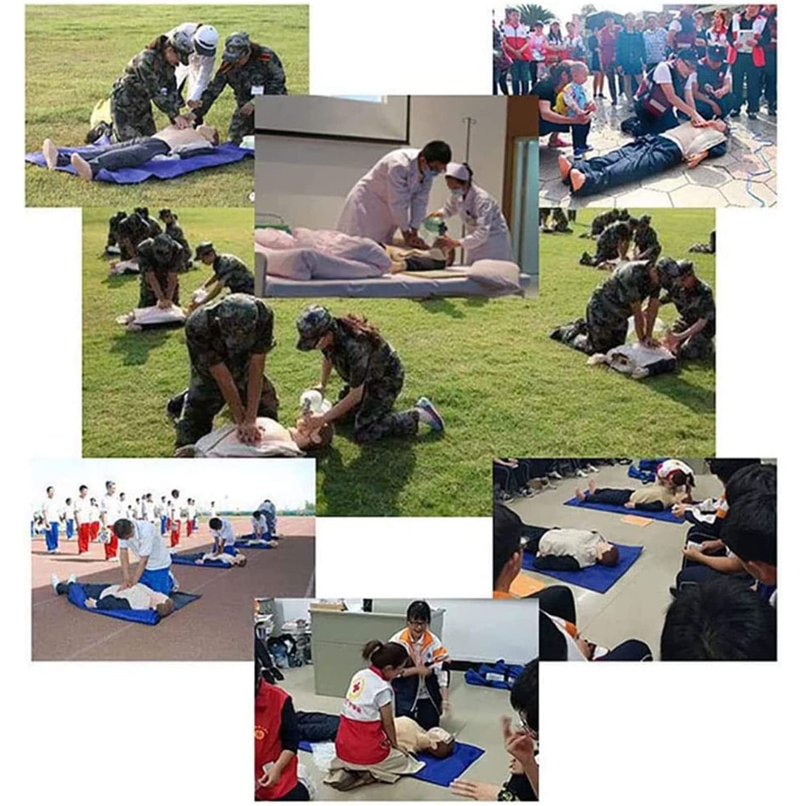 CPR690 Reanimationspuppe, Erste Hilfe Trainingspuppe Mit LCD-Farbdisplay Und HLW-Training, Modusbewertung Und Tatsächliche Kampfbewertung Zur Unterstützung Von Unterricht Und Ausbildung