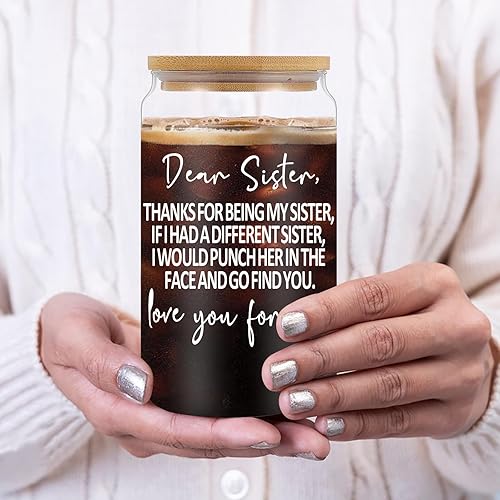 Miniatura 7 de Lovearth Regalos divertidos para hermana, regalos para hermanas de hermana, hermano, regalos de Navidad para hermana, regalos geniales para hermana,