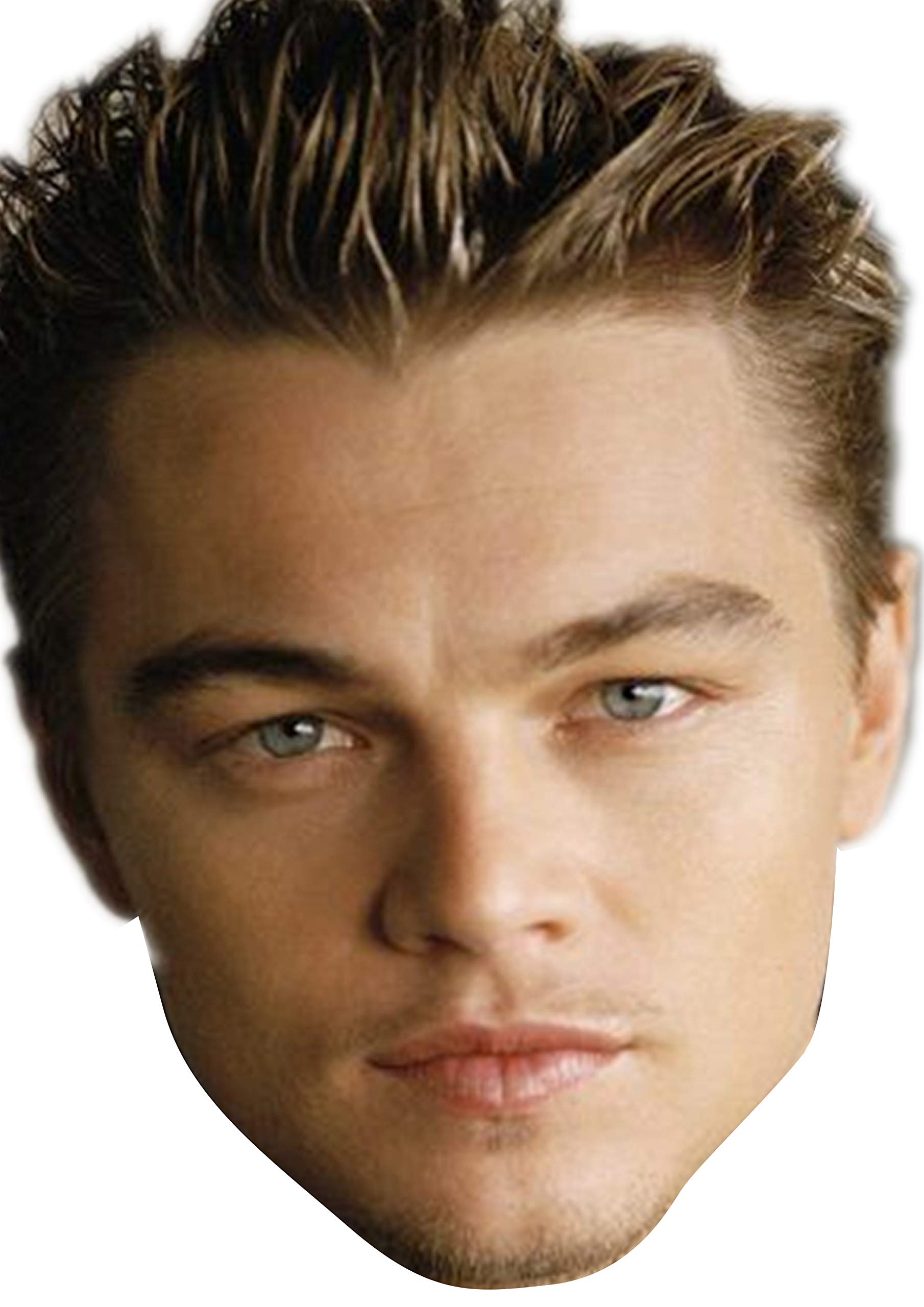 FoxyPrinting Leonardo Dicaprio Young Celebrity Cardboard Party Face Mask Fancy Dress