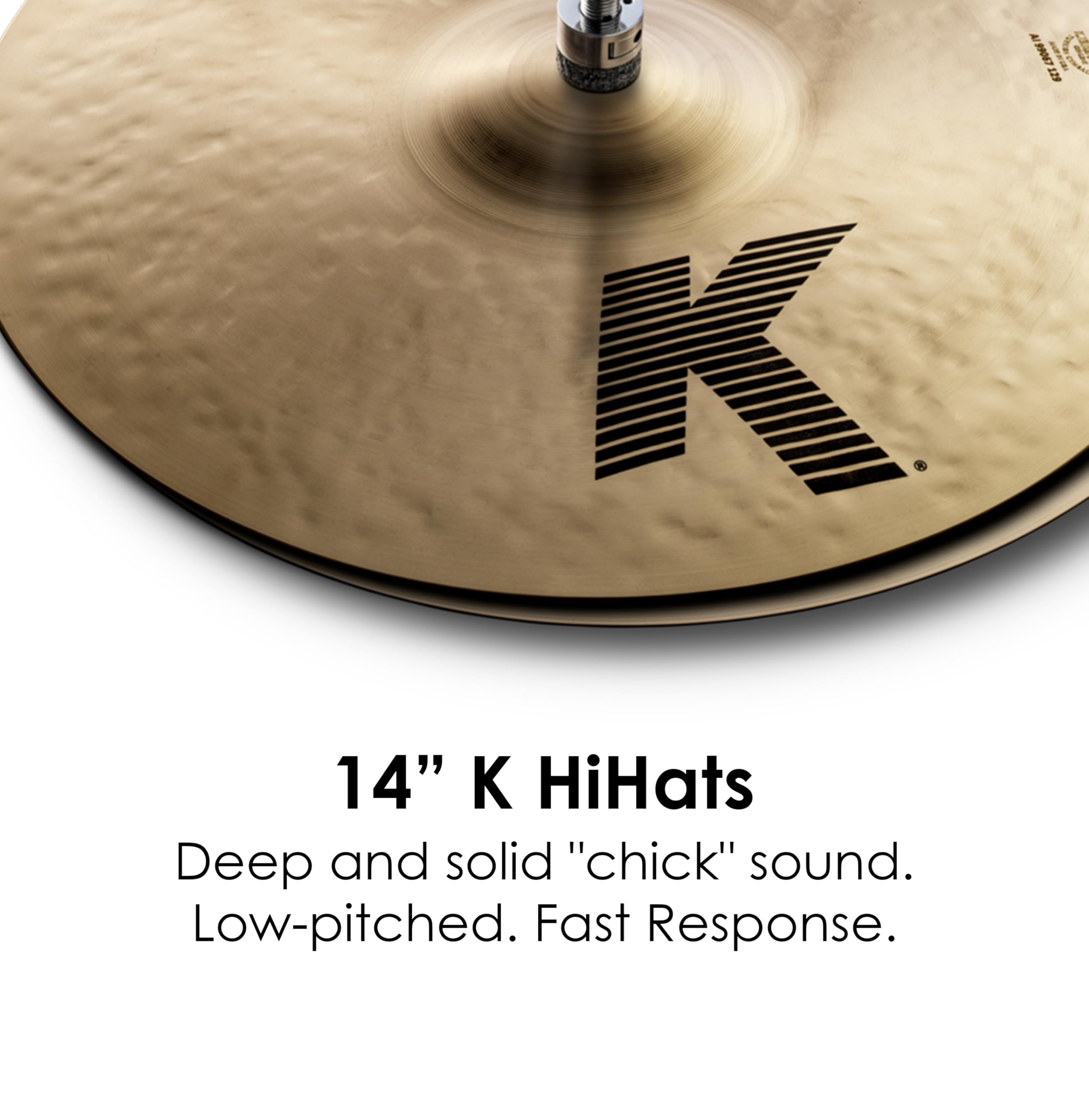 Zildjian K0823 K Hi-Hat Top 14"