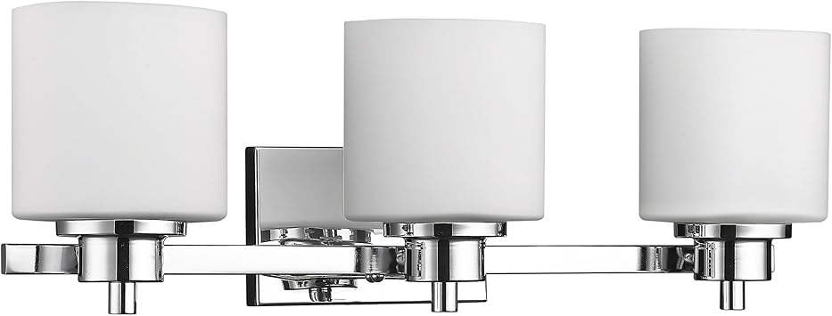 Chloe CH821036CM24-BL3 Vanity Bath Light Fixture, Chrome, 7.48 x 24 x 6.65 x Inch