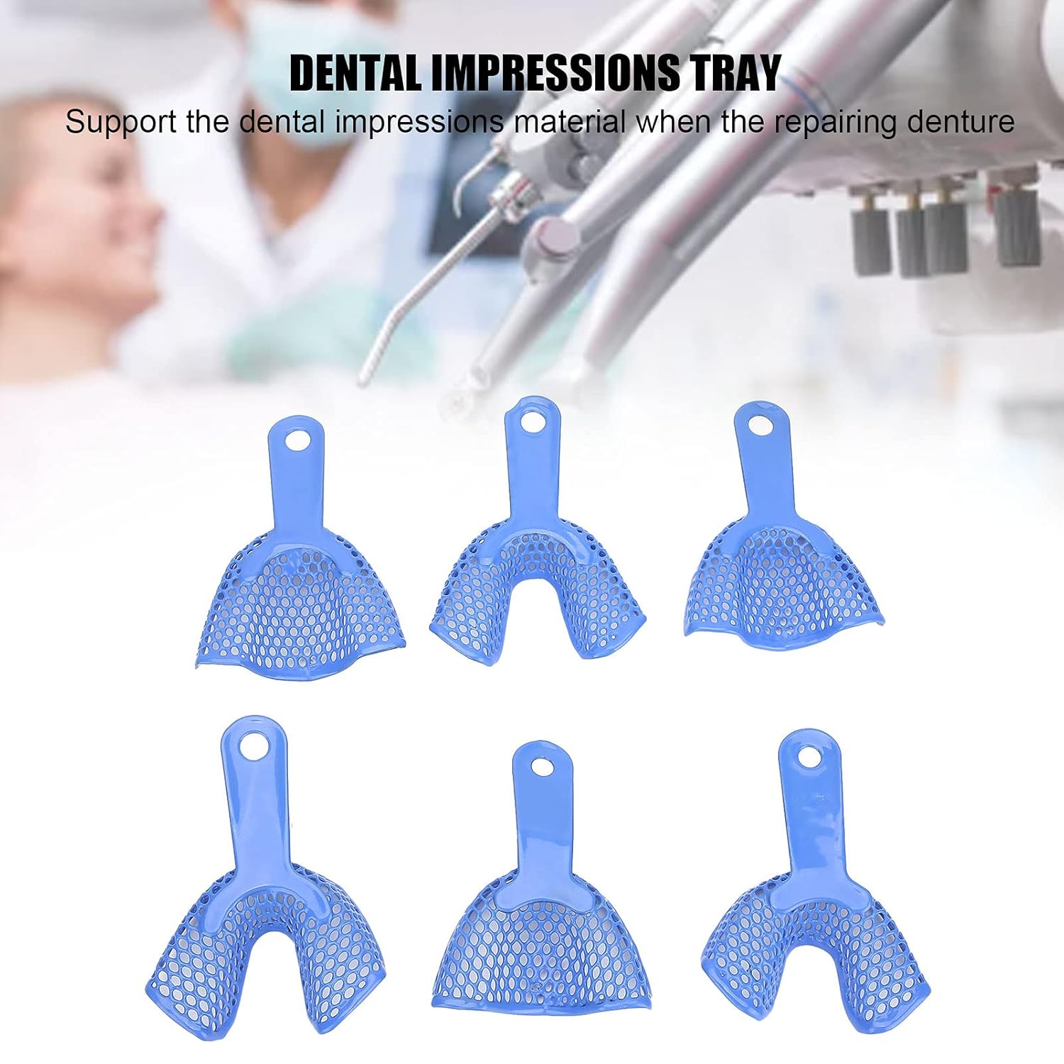 cersalt Teeth Impressions Tray, Comfortable Dental Trays Reusable