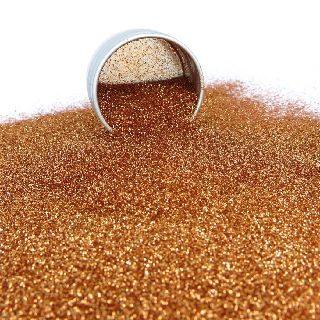 Orange Fine Glitter Makeup - Biodegradable Eco Sparkle Makeup for Your Face Body, Hair and Nails - Eco Friendly BioGlitter - 6 Grams - Image 3