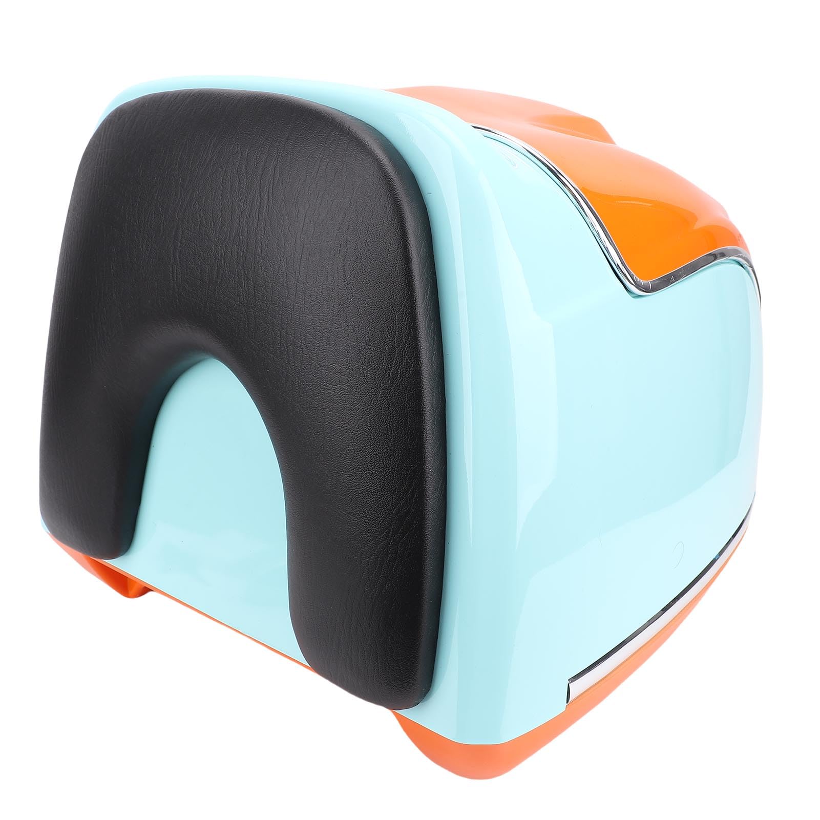 Karlak Moto Coffre de Rangement Spacieux 38L Rétro Étanche Top Case pour