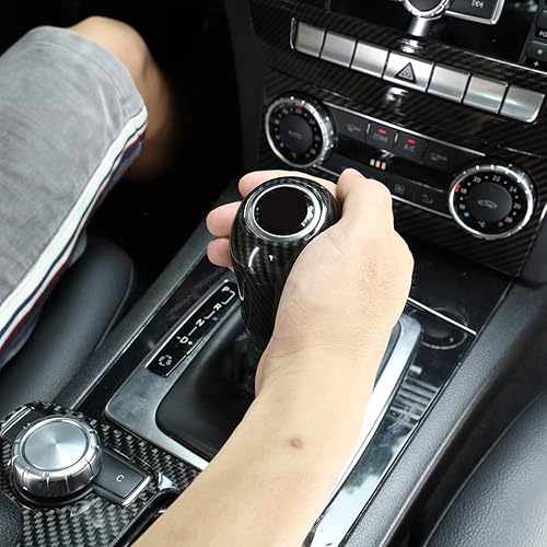 Miniatura 3 de YIWANG Pegatinas de botón de bloqueo de puerta de coche de aleación de aluminio 4 unids para Mercedes Benz Clase E W212 GLK X204 GLS GLE ML Clase