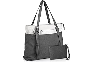 Tote Bag with Zipper for Women