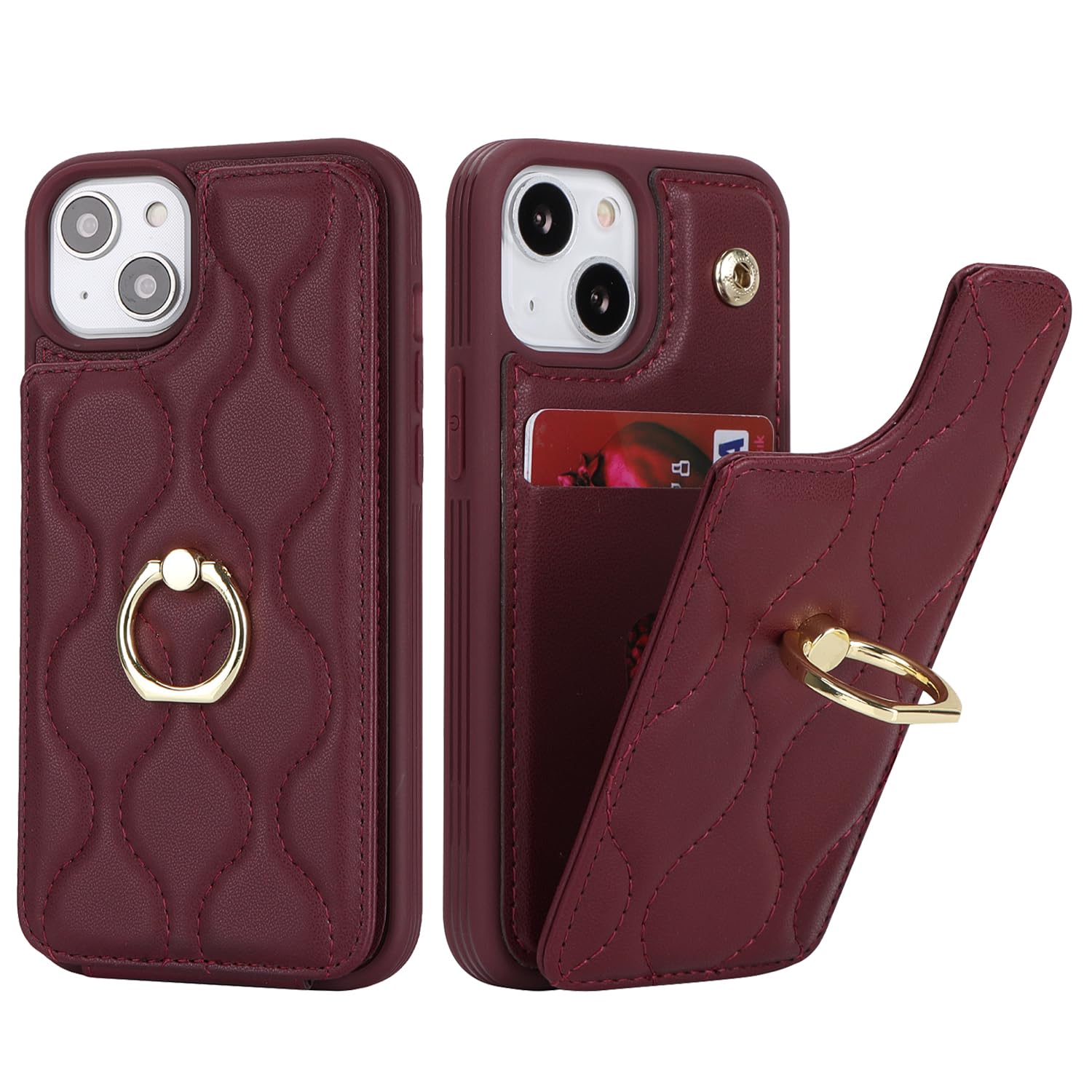 Amazon.co.jp: Lipvina iPhone 13 Miniケース 財布型 手帳型 カード 