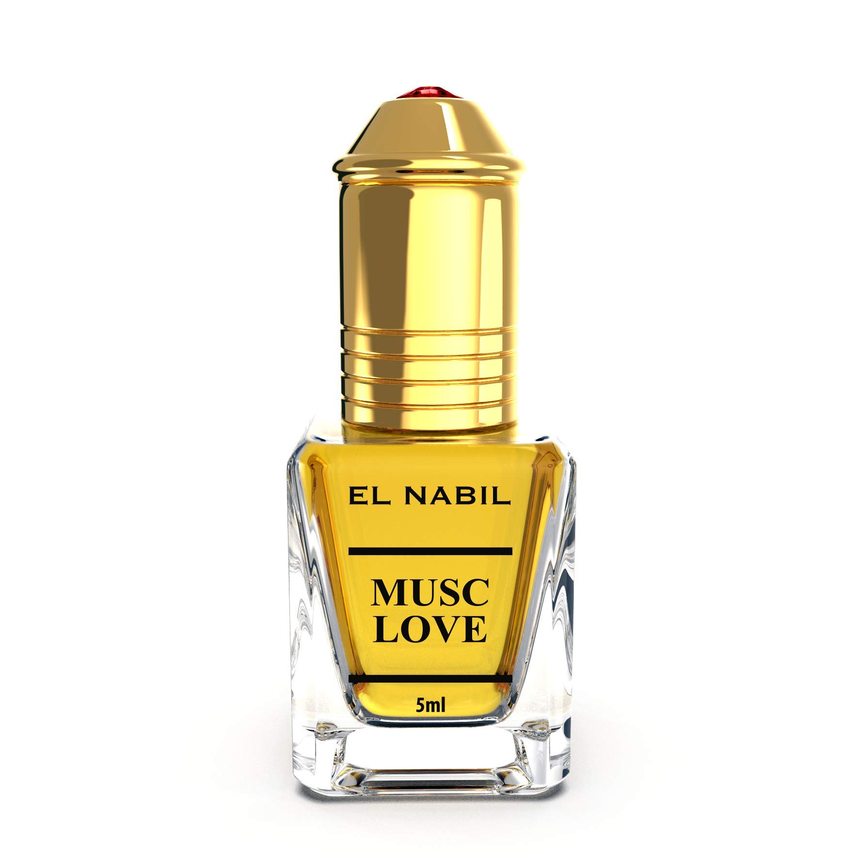 Musc Love 5ml Perfume Fragrance - El Nabil Misk Musk Perfume Oil for MEN & LADIES