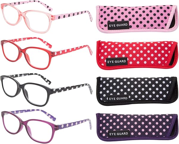 OPULIZE POP Reading Glasses Pack of 4