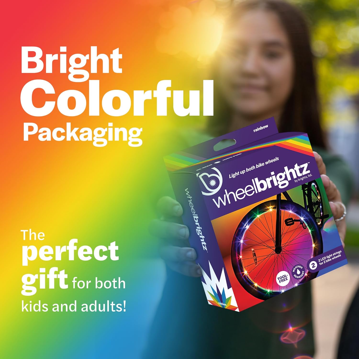 Brightz BellBrightz LED Light Up Bike Bell & WheelBrightz LED Bike Wheel Lights Bundle - Fun, Colorful, and Safe Bicycle Accessories for Kids and Adults - Easy to Install, Durable, & Weather-Resistant