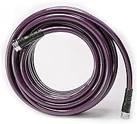 Vista 3 de Water Right 500 Series manguera de jardín de agua, alto caudal, Conexiones de latón, Olive Green