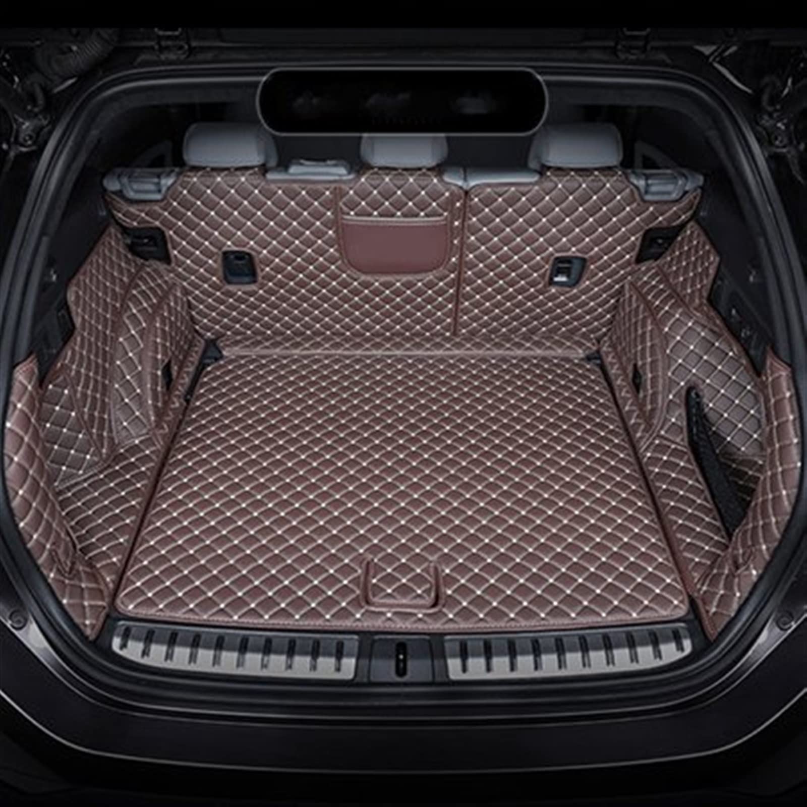 MOTOS Tapis De Coffre PE Sur Mesure BMW X1 F48 2016-2022 – Protection Tout-Temps Antidérapante