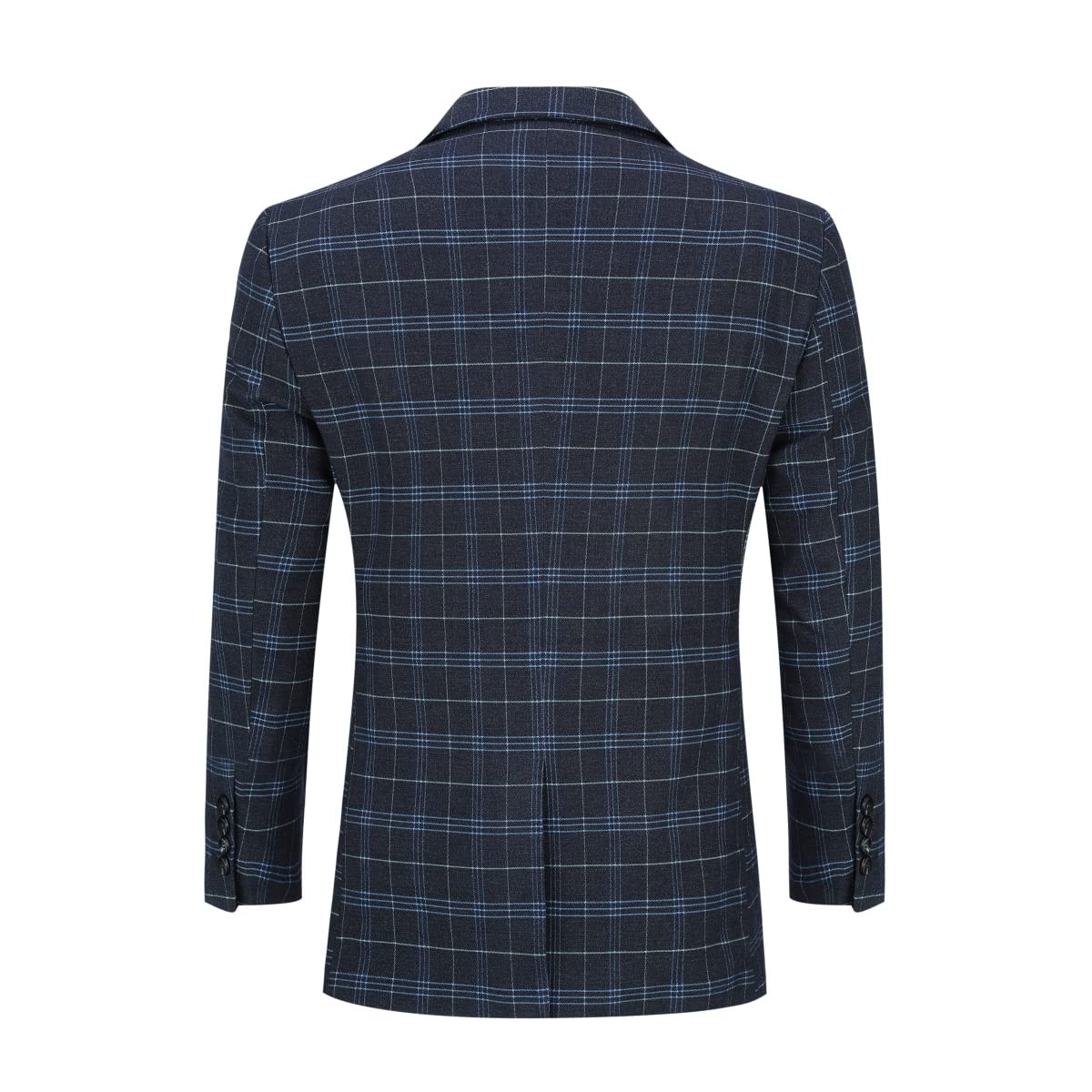 Allthemen Traje de Hombre de Dos Piezas a Cuadros Trajes de Negocios Esmoquin Chaqueta de 2 Botones para Boda