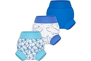 BIG ELEPHANT Reusable Waterproof Swim Diapers for Babies