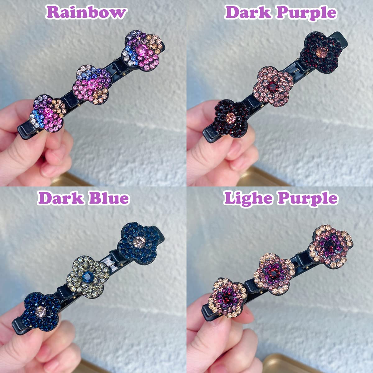 Amazon.com : YINGMAN Hair Clip, Sparkling Crystal Stone 