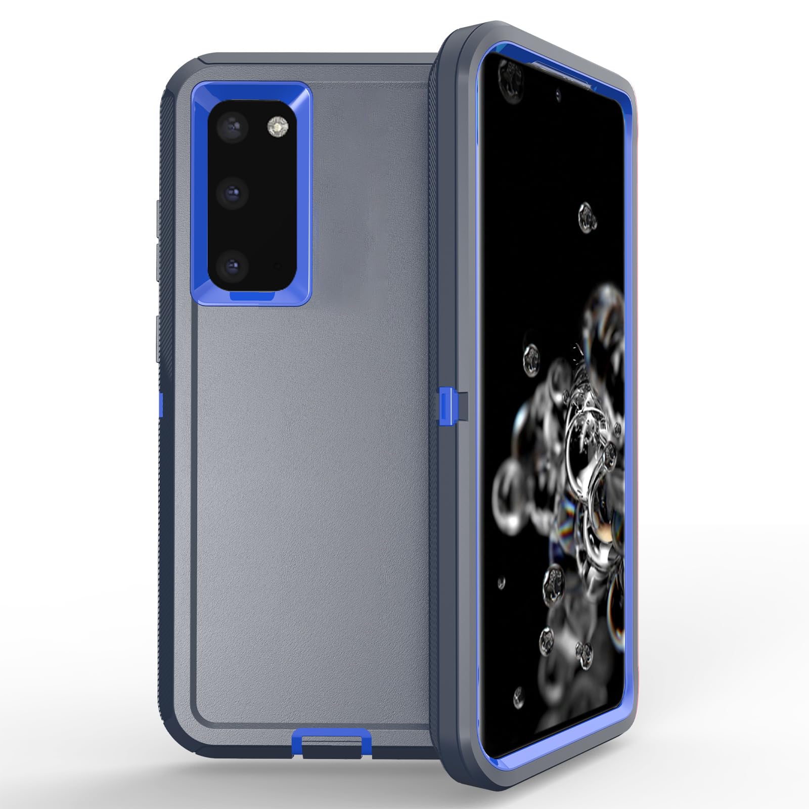 Coque Samsung S20 Plus 5G antichoc bleue coque de protection robuste