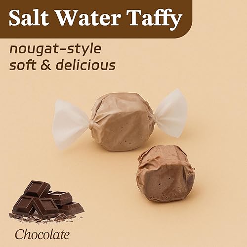 Miniatura 191 de Snack Attack Caramelos de agua salada envueltos individualmente a granel de 1 libra – Caramelos masticables de agua salada, sabores costeros