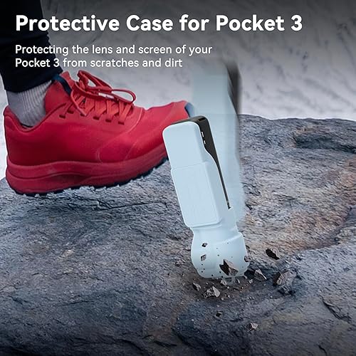 Miniatura 6 de UTEBIT Funda protectora de pantalla para DJI Osmo Pocket 3 Accesorios para DJI Pocket3 Tapa de lente de cámara Estuche rígido con forro suave,